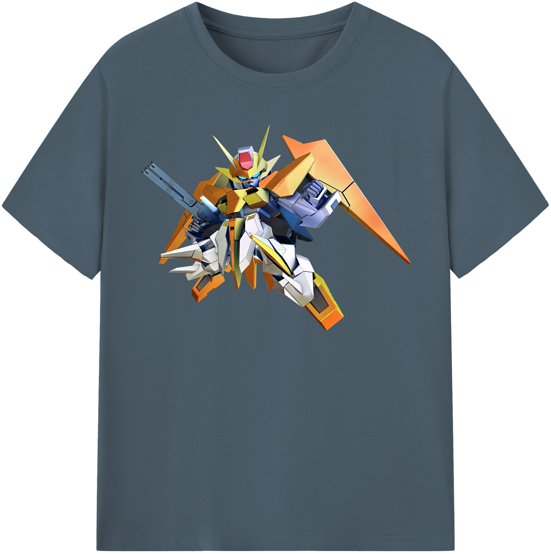 （画像用） 機動戦士ガンダム Mobile Suit Gundam 綿100％半袖Tシャツ（フロントプリント）